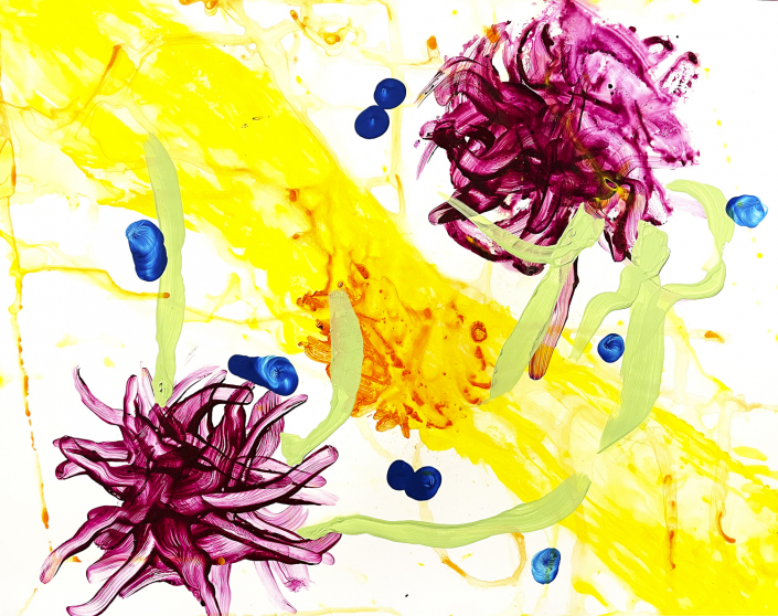 FLEURS - 48 - ARIDE 40X30 - JOLO