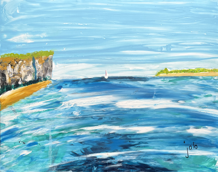 VOYAGE - 60 - LO IN ICI 40X30 - JOLO